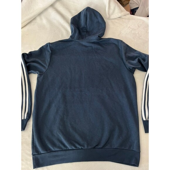 ADIDAS NAVY BLUE HOODIE KIDS SIZE XL - Picture 7 of 9